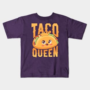 Taco Queen Cute Kids T-Shirt